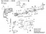 Bosch 0 603 241 542 SB 400 Percussion Drill 240 V / GB Spare Parts SB400